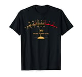 Retro VU Meter Sound Level Studio Hi-Fi Vintage Stereo Music T-Shirt