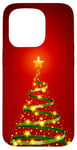 Coque pour iPhone 15 Pro Lumières de sapin de Noël pour fêtes de famille