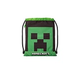 MINECRAFT Sac à dos Coupé Creeper, vert, Taglia unica, Décontracté