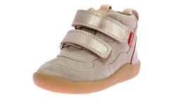 KICKERS Mixte Enfant Kickfresho, Beige Champagne, 23 EU