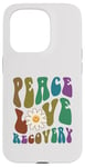 iPhone 15 Pro Groovy PEACE LOVE RECOVERY Therapy Clean Sober NA Nurse Case