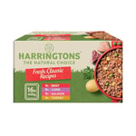 Harringtons Complete Wet Tray Grain Free Hypoallergenic Adult Dog Food Classics Bumper Pack 16x400g - Chicken, Lamb, Beef & Duck - Made with All Natural Ingredients