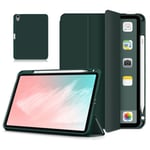 iPad Air 10.9 (2022/2020) - Tri-Fold läderfodral - Wake up/sleep funktion - Grön