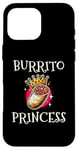 iPhone 16 Pro Max Burrito Princess Mexican Food Burritos Cinco De Mayo Case