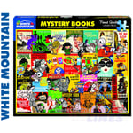 MYSTERY BOOKS 1000 pc super deluxe Jigsaw Puzzle WHITE MOUNTAIN 1613