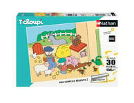 Puzzle enfant 30 pièces Nathan T'Choupi à la ferme