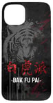 Coque pour iPhone 15 Plus Tigre blanc Kung Fu Bak Fu Pai