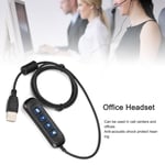 H901 USB Plug QD Cable Adaptor Adjustable Volume Call Center Headset Adapter BST