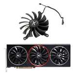 Ventilateur de carte graphique Radeon RX 6700XT 6750XT,pour XFX Speedster SWFT 309 Radeon RX 6700 XT 12GO,CF1015U12S,1x95mm,2x87mm - Type B-Fan