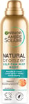 Garnier Ambre Solaire Natural Bronzer Quick Drying Body Self Tan Mist, Medium, &