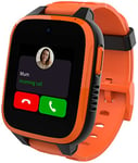 XPLORA XGO 3 - Montre connectée pour Enfants – 4G, Appels, Messages, Mode école, Fonction SOS, localisation GPS, Appareil Photo, podomètre - Garantie de 2 Ans (Orange)