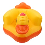 (Oval Bottom)Yellow Duck Inflatable Baby Chair Sofa Baby Bath Stool Safety SLS