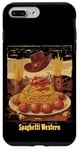 iPhone 7 Plus/8 Plus Western Spaghetti Meatballs Cowboy Fun Pasta Adventure Art Case