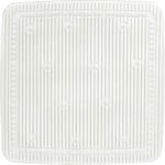 Baveno Grund marbre Tapis de Baignoire Antidérapant, 100% Caoutchouc synthétique, PVC, Weiss, 55 x 55 cm