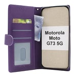 Zipper Standcase Wallet Motorola Moto G73 5G (Lila)