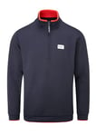 Stuburt Men's Active-Tech Fleece Pullover Sweater, French Navy, X-Large