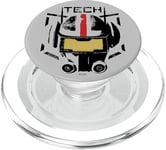 Star Wars: The Bad Batch Grey Tech Helmet PopSockets PopGrip for MagSafe