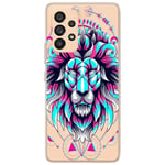 Coque Galaxy A23 lion fluo jungle