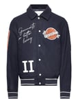 Les Deux Varsity Wool Jacket 4.0 Navy Les Deux