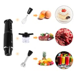 4-in-1 Multifunctional Immersion Hand Blender 3-speed Handheld Stick Blender