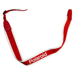 Polaroid Camera Strap Flat Red Stripe