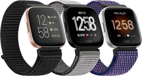 YCHDDER Nylon Straps Compatible with Fitbit Versa 2 Strap/Fitbit Versa Strap/Fit