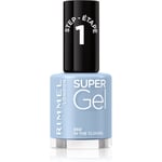 Rimmel Super Gel Geleneglelak uden UV/LED forsegling Skygge 060 In The Clouds 12 ml