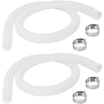 Rapanda - Tuyau de rechange pour pompe de piscine Intex - Accessoire de 1,25' de diamètre et 59' de long (lot de 2)