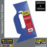 FFJ Decorators Paint Shield, Cutting Edge for Angles and Corners Straight Edge