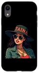 Coque pour iPhone XR Taina Sun Hat Chic Fashion Statement Boricua Puerto Rican