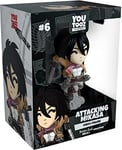 Youtooz Figurine de Mikasa Attaquant Mikasa, 13 cm - Figurine en Vinyle de Collection Mikasa Ackerman de l'Attaque des Titans par Youtooz