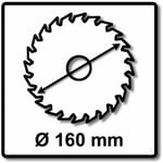 Panther Lame de scie circulaire PW12, Bois 160 x 1,8 x 20 mm, 12 dents, hkc ts - 2 pcs. (2x 500460) - Festool