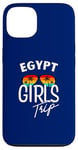 Coque pour iPhone 13 Egypt Girls Trip Travel Vacation Femme Égypte