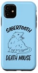 Coque pour iPhone 11 Funny Sabertooth Death Mouse Possum Lover