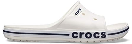 CROCS Bayaband Slide, Tongs Loisirs et Sportswear Unisexe Mixte Adulte, Multicolore (Blanc/Marine), 42 EU