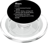 Ron Définition du nom Dictionnaire amusant PopSockets PopGrip pour MagSafe