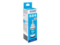 Epson T6642 - 70 Ml - Cyan - Original - Refill - För Epson L386  Ecotank Et-2600, 2650, L121, L1455  Ecotank Its L3050, L3060, L3070