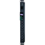 APC Easy Rack PDU, Mättad, 1U, 16A, 230V - strömfördelare