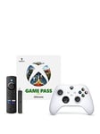 Xbox Series X Xbox Gamepass Ultimate 1-Month Pass + Xbox Wireless Controller White V2 + Fire Tv Stick 4K