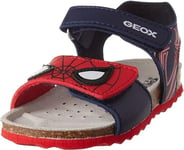 Geox Baby Boy's Chalki Sandals Spiderman Marvel Kids Navy 5 UK Child 22 EU