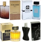 4 x Men's Perfume Jazz Club, Italiano Man, OUD, Figure out Black EDT 100ml Each