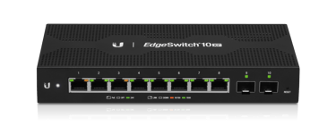 Edgeswitch 10XP 8xGE w 24v Passive PoE 2xSFP