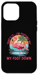 Coque pour iPhone 12 Pro Max Flamant rose mignon pour filles femmes amoureux des oiseaux drôles