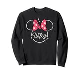 Disney Minnie Mouse Wife Head Icon Magic Family Trip Sweatshirt