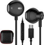 Ecouteurs Usb C,S22 S21 Ultra Ecouteurs Filaires Intra Auriculaires Ecouteurs Usb Type C Hifi Stereo Avec Micro&Contrôle Du Volume Pour Samsung S23 S22 S21 S20 Fe Note 20 Ultra Oneplus 11 10 Pro Mi 1