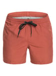 Quiksilver Short de Bain Homme,Brique Marsala Heather, XS