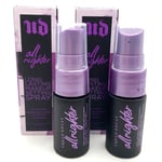 2 x Urban Decay All Night Long Lasting Makeup Setting Spray 15ml - New & Boxed