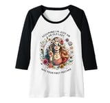 Womens Assuming I'm Just An Old Lady Was Your First Mistake Hippie Raglan Baseball Tee