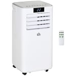 10000 BTU Mobile Air Conditioner Indoor Portable AC Unit with RC - White