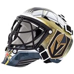 Franklin Sports NHL Vegas Golden Knights Mini Hockey Goalie Mask with Case - Collectible Goalie Mask with Official NHL Logos and Colors